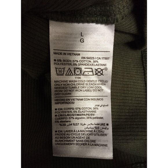 Old Navy Olive Green & Sage Green Slim Fit First Layer Tank Top Size Large - Picture 16 of 16